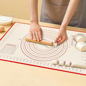 Customizable Kitchen Tools Reusable Non-Slip Silicone Pastry Dough <b>Rolling</b> Baking <b>Mat</b> With Measurements Prosuct - Product Image 1