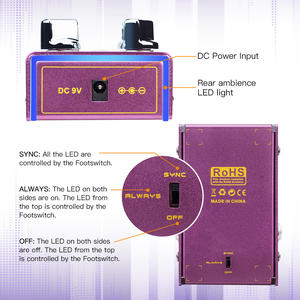 Pédale d'effet de guitare JOYO R-13 Octave XVI, pédale monophonique, fonction de réglage indépendante de l'octave haute et <span class=keywords><strong>basse</strong></span>, multi-canaux - Product Image 5