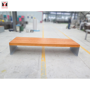 Banco de madera para exteriores, mueble personalizado de fábrica, Banco largo de jardín de hierro fundido - Product Image 3