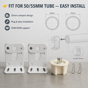 Motor Inteligente para Persianas Enrollables Sin Eje, 35mm, WiFi, 6Nm, Carga de 24KG, Moderno, para Oficina, Compatible con Apple Home, Alexa, Google, SmartThings, Tuya - Product Image 3
