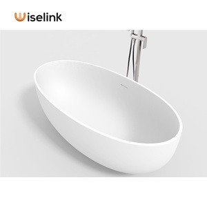 Wiselink Sang Trọng Hiện Đại Trong Nhà Xấu Miễn Phí Đứng Một Mình Acrylic Bồn Tắm Bồn Tắm Phòng Tắm Đơn Lập Một Mình Ngâm Bồn Tắm - Product Image 3