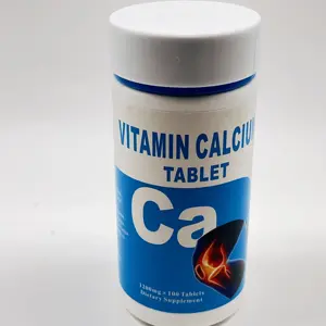プライベートラベルビタミンD-3カルシウムタブレットヘルスケアサプリメントビタミンD-3カルシウム1200mg