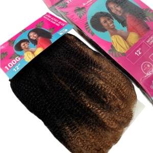 Extensiones de Cabello Afro Kinky a Granel 100g 12 Pulgadas Trama Única para Crochet, Mini Twist, Trenzas, Locs, Dreadlocks, Spring Twist - Product Image 4