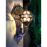 Applique murale extérieure BGST 20W 30W en aluminium et verre, étanche IP65, résistante à l'humidité, LED pour villa, balcon, jardin, éclairage mural extérieur