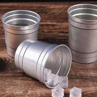 Emballage de vente au détail Logo personnalisé imprimé gobelets jetables écologiques recyclables en aluminium de 12oz pour boissons chaudes