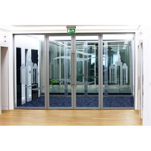 Security Fireproof Steel Glass Interior Emergency Exit Entrance <strong>Door</strong> with Fiberglass Screen for Multi-unit Building - Product Image 4