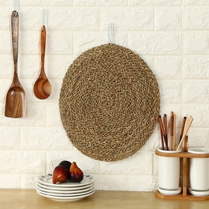 CD015 tovaglietta per piatti Vintage erba di <span class=keywords><strong>mare</strong></span> vaso di fiori Pad per maglieria a mano cuscino da campeggio tappetino da tavolo in <span class=keywords><strong>paglia</strong></span> - Product Image 6