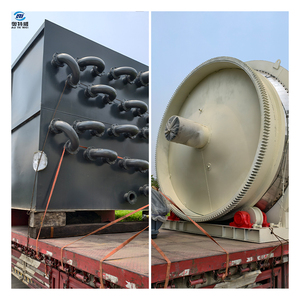 เตาไพโรไลซิสของสาธารณรัฐสังคมนิยมเวียดนาม ทำความสะอาดเศษยางรถยนต์และขยะแข็งให้เป็นน้ำมันเชื้อเพลิง อุปกรณ์ไพโรไลซิสแบบเป็นช่วง - Product Image 3