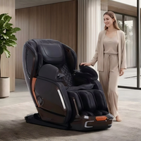 Fauteuil de massage haute performance Zhouqi, mécanisme 3D, corps entier, zéro gravité, avec massage des mollets et chauffage du dos