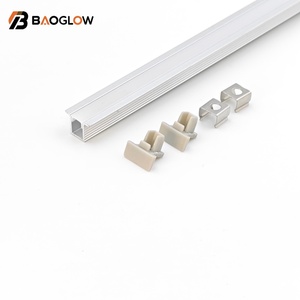 Nouveau profilé en aluminium extrudé à profil bas 8*9 moderne et personnalisé pour éclairage LED, montage en surface, plafond, mur, sol - Product Image 2
