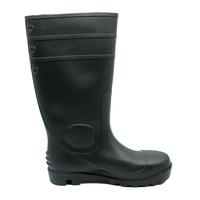 Bottes de sécurité MAXITOUGH robustes, antidérapantes, avec semelle en acier, sans lacets, anti-perforation, embout en acier, imperméables, pour usage en usine et sur chantier