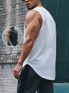 เสื้อกล้ามถักคอปาดแขนกุดผ้าสแปนเด็กซ์ระบายอากาศแห้งเร็วแบบปกติน้ำหนักเบา - Product Image 3