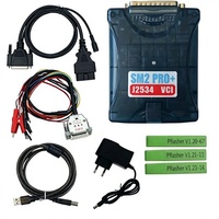 Outil de diagnostic automobile de haute qualité V2.21.32 SM2 PRO+ 2.21.32 J2534 avec boîtier transparent, carte mère violette et 3 dongles