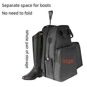 <span class=keywords><strong>Stivali</strong></span> da <span class=keywords><strong>equitazione</strong></span> professionali che trasportano borse equestri portatili durevoli con vano casco in poliestere borse per cavalli - Product Image 5