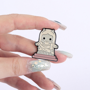 Estatua DE LA LIBERTAD Sphinx <span class=keywords><strong>Cat</strong></span> esmalte Pin tema egipcio Metal broche solapa insignia joyería regalo al por mayor - Product Image 4