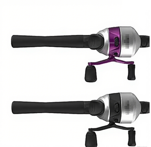 Moulinet Spincast personnalisé de 5 pieds et <span class=keywords><strong>6</strong></span> pouces avec <span class=keywords><strong>canne</strong></span> à pêche 2 pièces en fibre de verre durable - Product Image 5