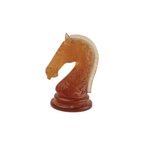 ArtFamily Escultura de Caballo de Vidrio Hecha a Mano con Técnica de Cera Perdida, Estatua de Arte Antiguo Personalizable con Temática Animal, Decoración de Jiangsu, Novedad de Navidad - Product Image 1