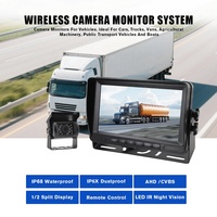 Moniteur de bus AHD 1080P de 7 pouces, système de caméra de recul 360 degrés pour camion, aide au recul de voiture, écran Android de 7 pouces