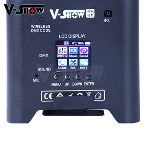 <span class=keywords><strong>VSHOW</strong></span> WBRF0606 4 Piezas con Bolsa, Luz LED 6 Piezas 18W RGBWAUV 6en1, Batería Inalámbrica DMX, Control Remoto WI-FI, LED para DJ, Iluminación para Bodas - Product Image 4