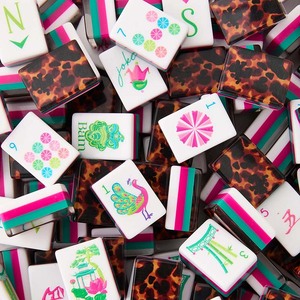 Free Design Multi-layer Acrylic Customizable Modern Luxury American Mahjong Tiles Casino Gambling Style Durable <b>Entertainment</b> - Product Image 2