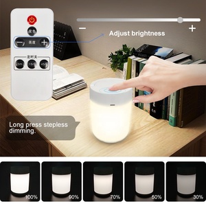 <span class=keywords><strong>Veilleuse</strong></span> intelligente pour bébé, capteur tactile, forme ronde, portable, télécommande pour le chevet - Product Image 5