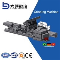 Rectificadora de Rodillos CNC de Alta Resistencia DL MGK84, Longitud Máxima 12m, Capacidad 20 Toneladas, Motor de Alta Potencia 45kW, Acabado Espejo Ra 0.1um, 1 Año de Garantía