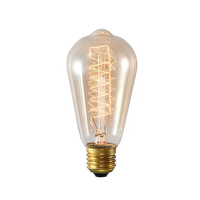 Ampoule Led rétro 40W ampoule variable lampe e27 220V ampoule Vintage en tungstène st64 pour Bar Restaurant décoration