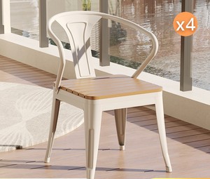 Süt çay dükkanları kafeler için avlu balkon masa sandalye kombinasyonu açık hava eğlence - Product Image 6