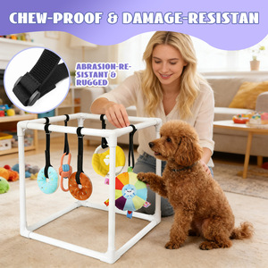 Juguete Colgante para Perros, Gimnasio de Juego y Ejercicio para Mascotas, Estructura de Tubos de PVC, Gran Venta - Product Image 4