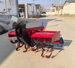 Produits agricoles, cultivateur agricole, rotavator de 90 cm de large, rotoculteur, rouleau broyeur de sol pour tracteur à moteur diesel. - Product Image 5