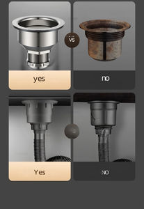 ตะแกรงกรองเศษอาหารในอ่างล้างจานสแตนเลส 304 รุ่นใหม่ สำหรับโรงแรม - Product Image 3