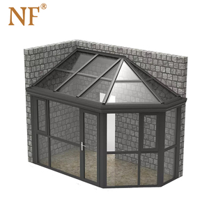 NF Nhôm Prefab Nhà Kính Có Thể Uống Với Mái Nhà Và Cửa Sổ <span class=keywords><strong>Skylight</strong></span> - Product Image 4