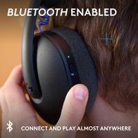 Casque de jeu sans fil Logitech G325 LIGHTSPEED, audio 24 bits, microphone à réduction de bruit AI, haut-parleur de 32 mm pour PC PlayStation Pro