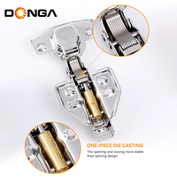 Charnières de cuisine robustes DONGGANG à fermeture douce en acier laminé à froid de 35 mm, épaisseur 1,2 mm, pour armoires de cuisine anciennes et extérieures – Prix usine