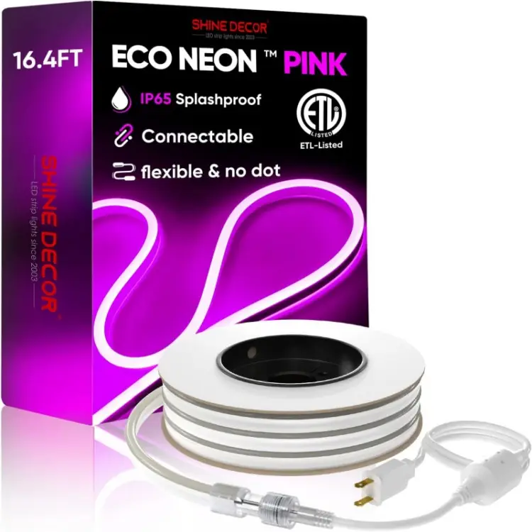Großhandel Led Light Strip Neon für Festival Dekoration Weiche helle flexible rosa Neonlichter
