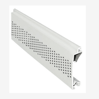 Volets roulants en aluminium perforé avec télécommande, portes d'entrée enroulables transparentes en polycarbonate de sécurité