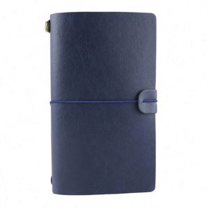 Customizable High-End Retro <b>A5</b> <b>Planner</b> Thermal Binding Imitation Leather Notebook with Creative Strap 100 Sheets Paper Cover - Product Image 1