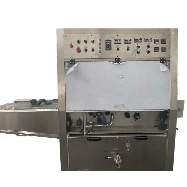 Width 400ミリメートルChocolate Enrober Chocolate Enrobing Line Factory Price ChocolateとBiscuit Making Machine