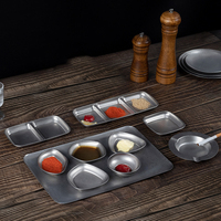 Plateau de service en acier inoxydable de forme irrégulière TGYW, plats à sauce, coupelles à assaisonnement, plateau de refroidissement pour grains de café