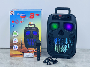 ใหม่ 8 นิ้ว QL-1803 แบบพกพากลางแจ้งสเตอริโอลําโพงระบบไฮไฟ caixa de som วูฟเฟอร์ลําโพงลําโพงคาราโอเกะพร้อม <span class=keywords><strong>mi</strong></span> - Product Image 2