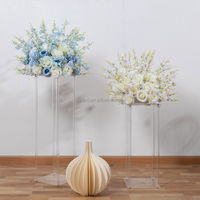 LEXI Promotion Exceptionnelle Boule de Fleurs Artificielles en Soie Rose Faite à la Main de Haute Qualité pour Mariage, Saint-Valentin, Décoration de Scène et Fêtes - Livraison Rapide