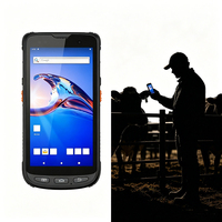 PDA Robusta con Android 4+64G, Lector RFID Fdx-b Hdx de 134.2khz, Lector de Microchip Animal para el Seguimiento de Etiquetas de Oreja de Animales