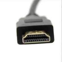 Cable Adaptador de Audio y Video de PVC de Alta Calidad, Conversor HDMI a VGA para Computadora de Escritorio, Portátil, Proyector, Monitor, HDTV