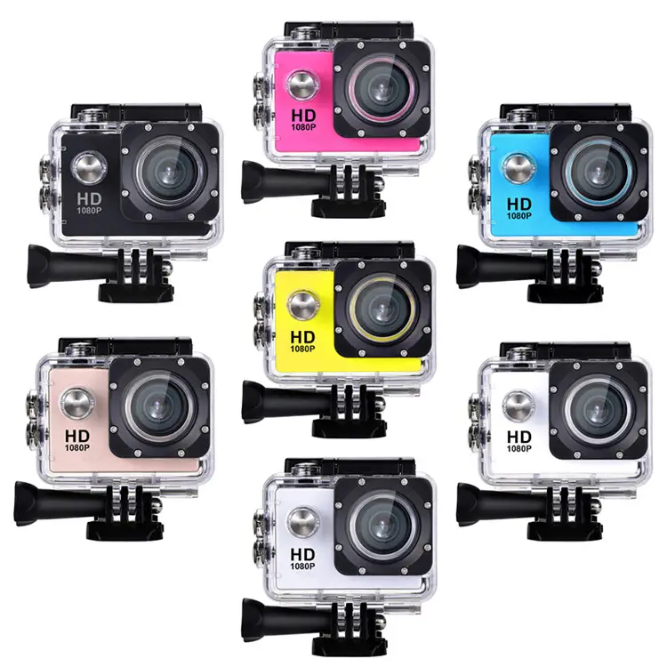 Manufacturer Portable Screen 2.0 Sports Action Camera Full HD 1920x1080 Digital Camera Waterproof go pro camera