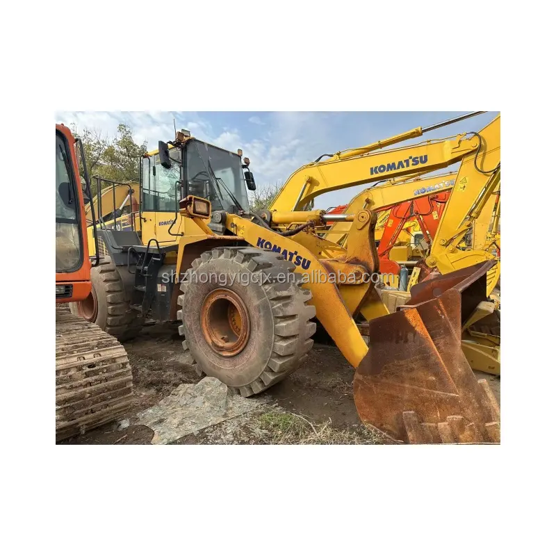 Top brand komatsu wa380 wa470 wa500 wa600 wheel loader usato giapponese front loader per la vendita a buon mercato