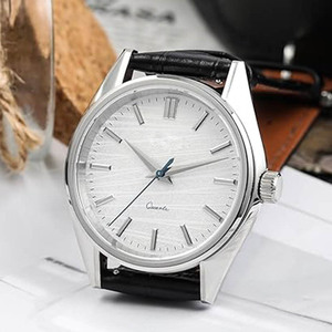 40MM 맞춤형 디자인 캐주얼 손목 시계 남성용 VH31 석영 운동 원피스 시계로 구동 가죽 밴드 - Product Image 2