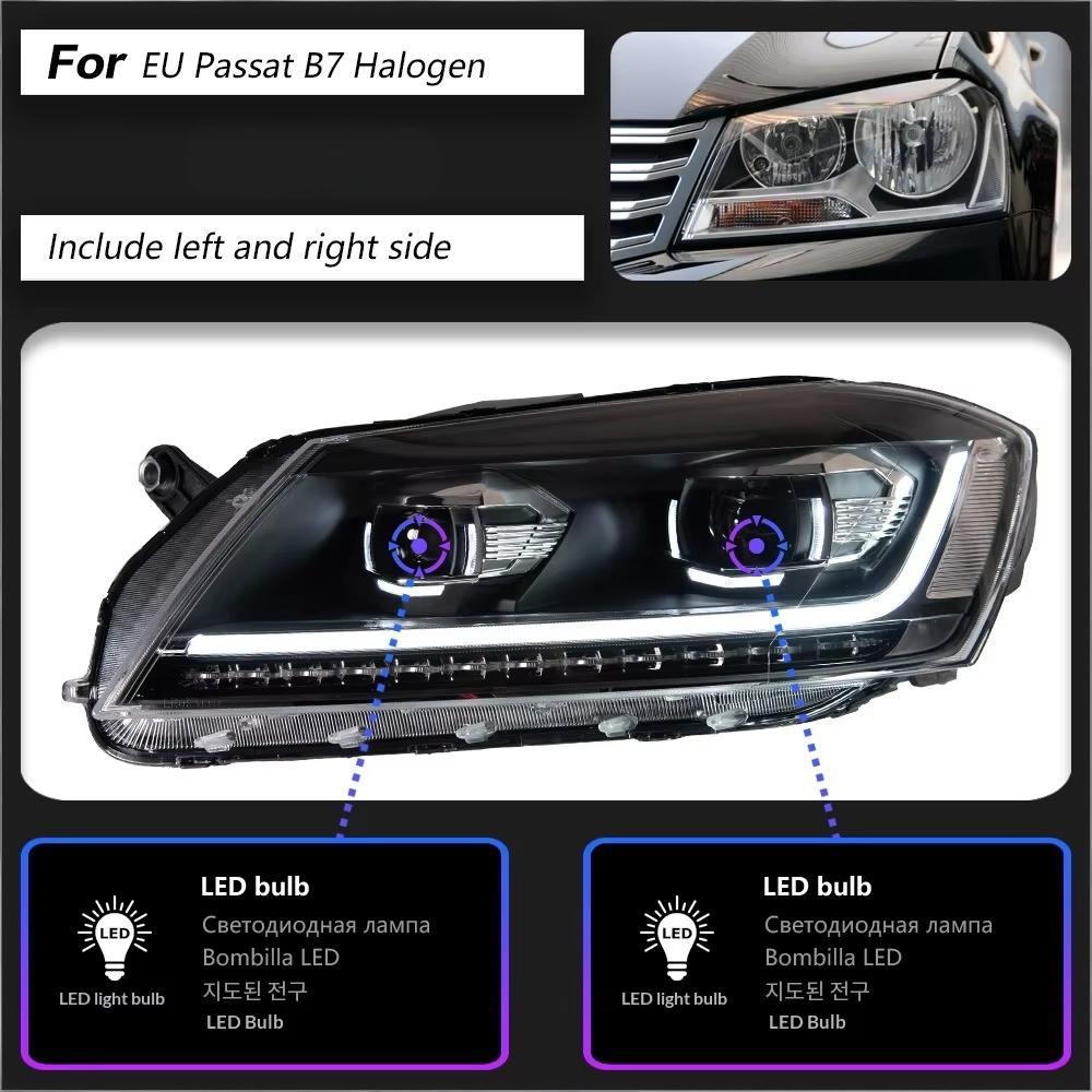 One headlight with bulb