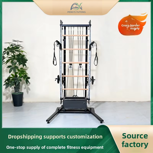 Équipement <span class=keywords><strong>de</strong></span> Pilates en bois <span class=keywords><strong>de</strong></span> qualité supérieure pour <span class=keywords><strong>salle</strong></span> <span class=keywords><strong>de</strong></span> <span class=keywords><strong>sport</strong></span> à domicile professionnelle et pour un remodelage corporel complet - Reformers <span class=keywords><strong>de</strong></span> Pilates - Product Image 5