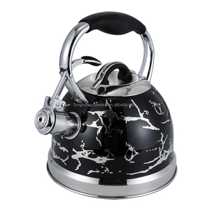 Hervidor de <span class=keywords><strong>Agua</strong></span> de Acero Inoxidable con Diseño Retro Moderno, 2.5L, Tetera Metálica con Silbato, de Silicona, para Viajes y Camping, <span class=keywords><strong>Precio</strong></span> de Fábrica, Gran Venta - Product Image 2