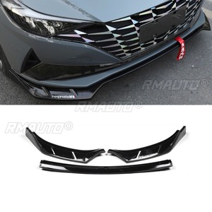 สปอยเลอร์กันชนหน้ารถยนต์ ฝาครอบกันชน ชุดแต่งลิ้นกันชนหน้า สำหรับ Hyundai Elantra 2021 รุ่นที่ 7 อุปกรณ์ตกแต่งรถยนต์ - Product Image 5